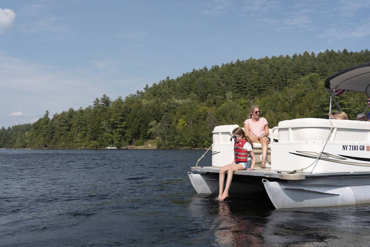 boating on schroon lake